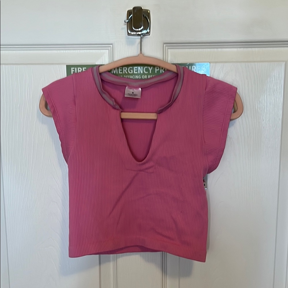 Pink Sleeveless Women's Top